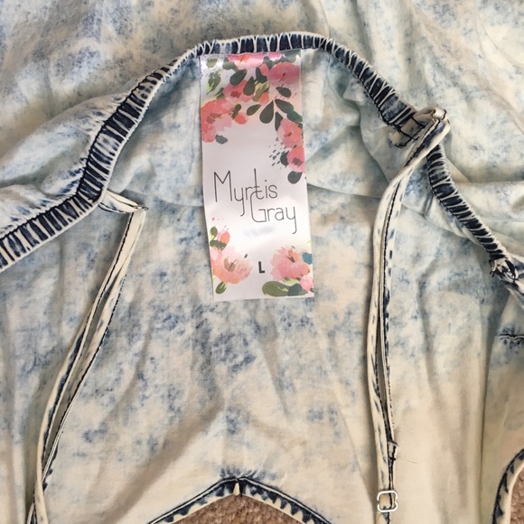 Acid Washed Romper - Picture 4 of 4